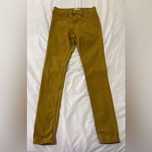 YMI Mustard Yellow Skinny Jeans